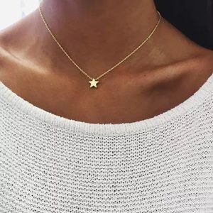 🎉 New Gold Plated Star Pendant Necklace